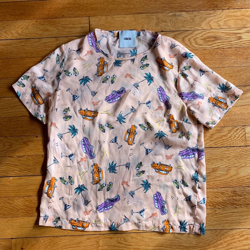 ASOS Silky Summer Top Size 4